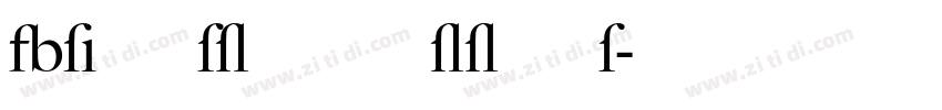 BigCaslon SmallCaps字体转换